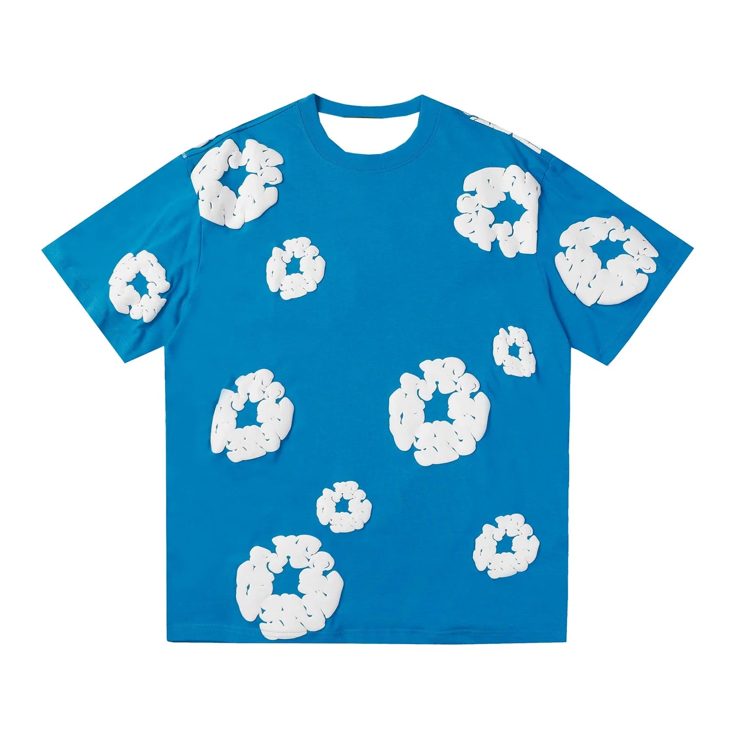 Foaming Print Streetwear T-shirt